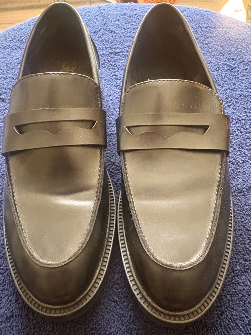H&M Black Penny Loafers - woman’s Slip-On Dress Shoes